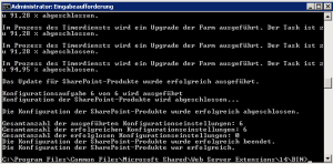 PSConfig wurde erfolgreich durchgeführt. Die Datenbank läuft nun nicht mehr im Kompatibilitätsmodus. PSConfig wurde erfolgreich durchgeführt. Die Datenbank läuft nun nicht mehr im Kompatibilitätsmodus.